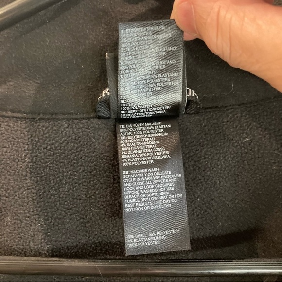 THE NORTH FACE Sz L Softshell Fleece Lined Original Hologram Fitted Jacket - Picture 16 of 16